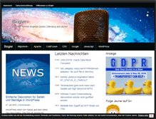 Tablet Screenshot of blogler.de